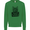 Bad Kitty New York City Police Dept. Kids Sweatshirt Jumper Irish Green