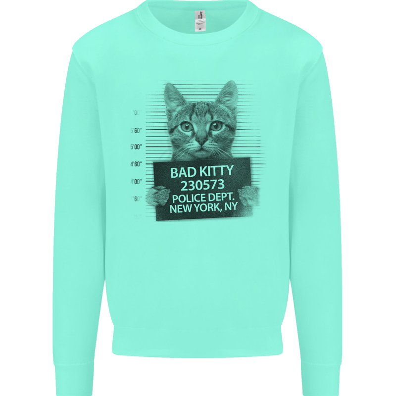 Bad Kitty New York City Police Dept. Kids Sweatshirt Jumper Peppermint