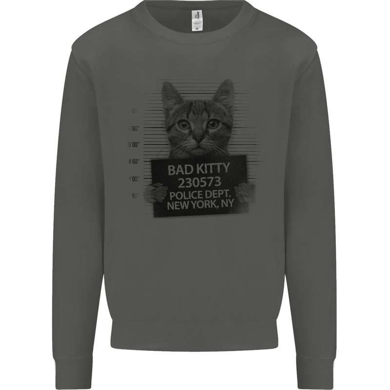 Bad Kitty New York City Police Dept. Kids Sweatshirt Jumper Storm Grey