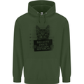 Bad Kitty New York City Police Dept. Mens 80% Cotton Hoodie Forest Green
