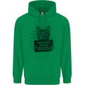 Bad Kitty New York City Police Dept. Mens 80% Cotton Hoodie Irish Green