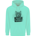 Bad Kitty New York City Police Dept. Mens 80% Cotton Hoodie Peppermint