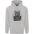 Bad Kitty New York City Police Dept. Mens 80% Cotton Hoodie Sports Grey