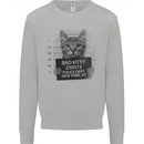 Bad Kitty New York City Police Dept. Mens Sweatshirt Jumper Sports Grey