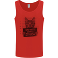 Bad Kitty New York City Police Dept. Mens Vest Tank Top Red