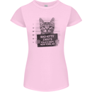Bad Kitty New York City Police Dept. Womens Petite Cut T-Shirt Light Pink