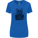 Bad Kitty New York City Police Dept. Womens Wider Cut T-Shirt Royal Blue