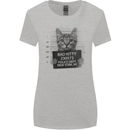 Bad Kitty New York City Police Dept. Womens Wider Cut T-Shirt Sports Grey
