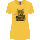 Bad Kitty New York City Police Dept. Womens Wider Cut T-Shirt Yellow
