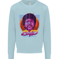 Bad Mother F#%ker Funny Offensive Movie Mens Sweatshirt Jumper Light Blue