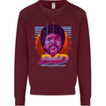 Bad Mother F#%ker Funny Offensive Movie Mens Sweatshirt Jumper Maroon