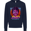 Bad Mother F#%ker Funny Offensive Movie Mens Sweatshirt Jumper Navy Blue