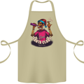 Bad Santa Claus Funny Skull Beer Alcohol Cotton Apron 100% Organic Khaki