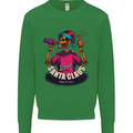 Bad Santa Claus Funny Skull Beer Alcohol Mens Sweatshirt Jumper Irish Green