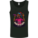 Bad Santa Claus Funny Skull Beer Alcohol Mens Vest Tank Top Black