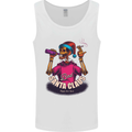 Bad Santa Claus Funny Skull Beer Alcohol Mens Vest Tank Top White
