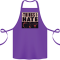 Bad Wifi Low Battery Lag Gaming Gamer Phone Cotton Apron 100% Organic Purple