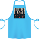 Bad Wifi Low Battery Lag Gaming Gamer Phone Cotton Apron 100% Organic Turquoise