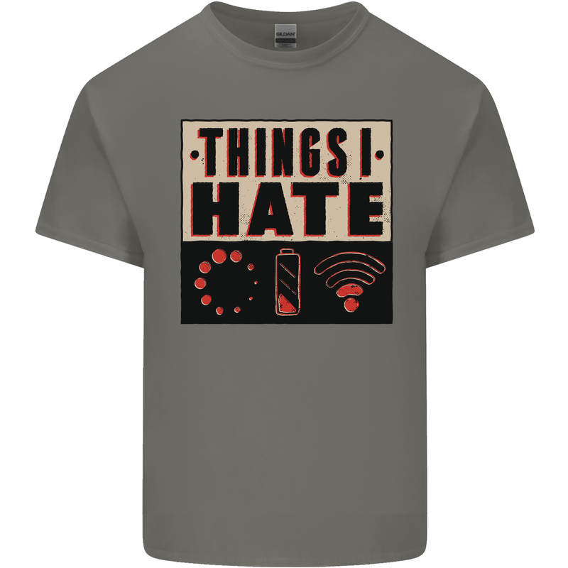 Bad Wifi Low Battery Lag Gaming Gamer Phone Kids T-Shirt Childrens Charcoal