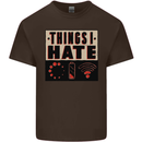 Bad Wifi Low Battery Lag Gaming Gamer Phone Kids T-Shirt Childrens Chocolate