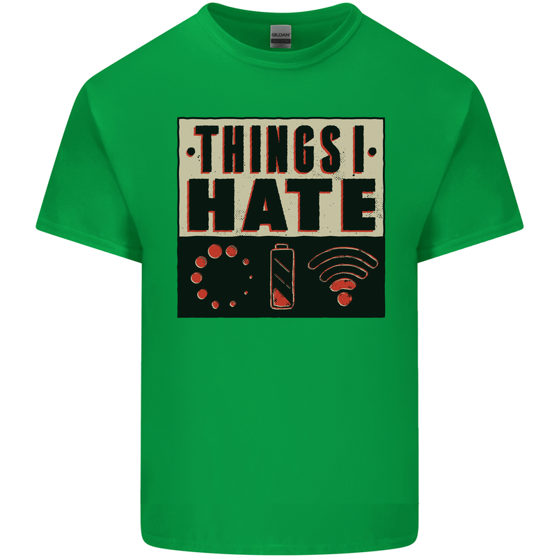 Bad Wifi Low Battery Lag Gaming Gamer Phone Kids T-Shirt Childrens Irish Green