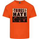 Bad Wifi Low Battery Lag Gaming Gamer Phone Kids T-Shirt Childrens Orange