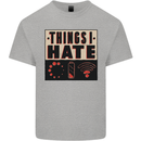 Bad Wifi Low Battery Lag Gaming Gamer Phone Kids T-Shirt Childrens Sports Grey