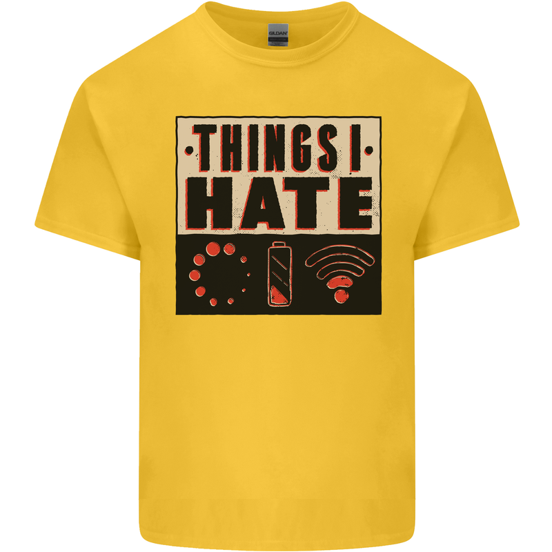Bad Wifi Low Battery Lag Gaming Gamer Phone Kids T-Shirt Childrens Yellow