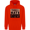 Bad Wifi Low Battery Lag Gaming Gamer Phone Mens 80% Cotton Hoodie Bright Red
