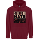 Bad Wifi Low Battery Lag Gaming Gamer Phone Mens 80% Cotton Hoodie Maroon