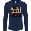 Bad Wifi Low Battery Lag Gaming Gamer Phone Mens Long Sleeve T-Shirt Navy Blue