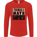 Bad Wifi Low Battery Lag Gaming Gamer Phone Mens Long Sleeve T-Shirt Red