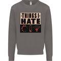 Bad Wifi Low Battery Lag Gaming Gamer Phone Mens Sweatshirt Jumper Charcoal