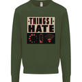 Bad Wifi Low Battery Lag Gaming Gamer Phone Mens Sweatshirt Jumper Forest Green