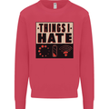 Bad Wifi Low Battery Lag Gaming Gamer Phone Mens Sweatshirt Jumper Heliconia