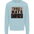 Bad Wifi Low Battery Lag Gaming Gamer Phone Mens Sweatshirt Jumper Light Blue