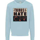 Bad Wifi Low Battery Lag Gaming Gamer Phone Mens Sweatshirt Jumper Light Blue