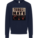 Bad Wifi Low Battery Lag Gaming Gamer Phone Mens Sweatshirt Jumper Navy Blue