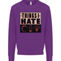 Bad Wifi Low Battery Lag Gaming Gamer Phone Mens Sweatshirt Jumper Purple