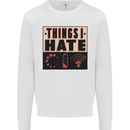 Bad Wifi Low Battery Lag Gaming Gamer Phone Mens Sweatshirt Jumper White