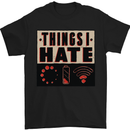 Bad Wifi Low Battery Lag Gaming Gamer Phone Mens T-Shirt Cotton Gildan Black