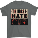 Bad Wifi Low Battery Lag Gaming Gamer Phone Mens T-Shirt Cotton Gildan Charcoal