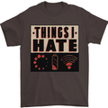 Bad Wifi Low Battery Lag Gaming Gamer Phone Mens T-Shirt Cotton Gildan Dark Chocolate