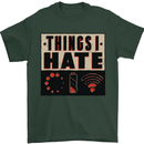 Bad Wifi Low Battery Lag Gaming Gamer Phone Mens T-Shirt Cotton Gildan Forest Green