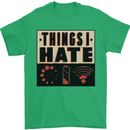 Bad Wifi Low Battery Lag Gaming Gamer Phone Mens T-Shirt Cotton Gildan Irish Green