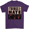 Bad Wifi Low Battery Lag Gaming Gamer Phone Mens T-Shirt Cotton Gildan Purple