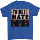 Bad Wifi Low Battery Lag Gaming Gamer Phone Mens T-Shirt Cotton Gildan Royal Blue