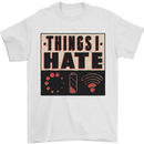 Bad Wifi Low Battery Lag Gaming Gamer Phone Mens T-Shirt Cotton Gildan White