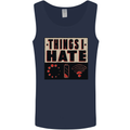 Bad Wifi Low Battery Lag Gaming Gamer Phone Mens Vest Tank Top Navy Blue