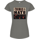 Bad Wifi Low Battery Lag Gaming Gamer Phone Womens Petite Cut T-Shirt Charcoal